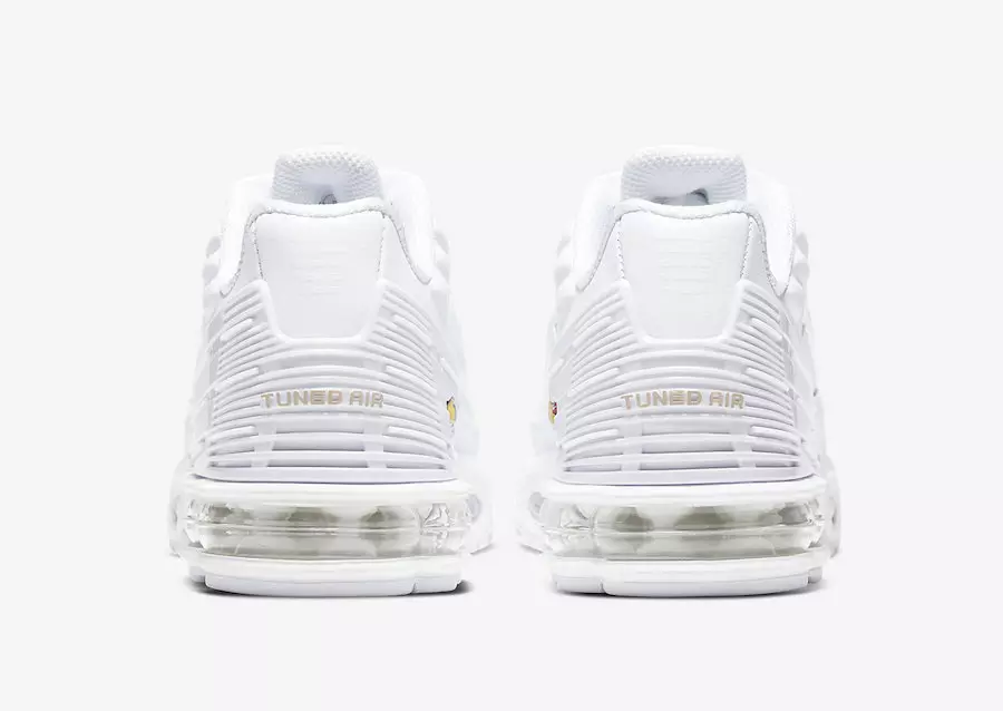 Nike Air Max Plus 3 triplo branco CD6871-100 Data de lançamento