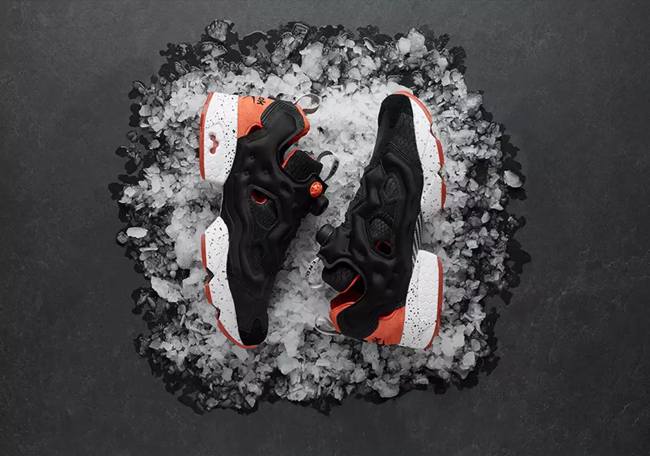 KRAJ Reebok Insta Pump Fury Black Salmon