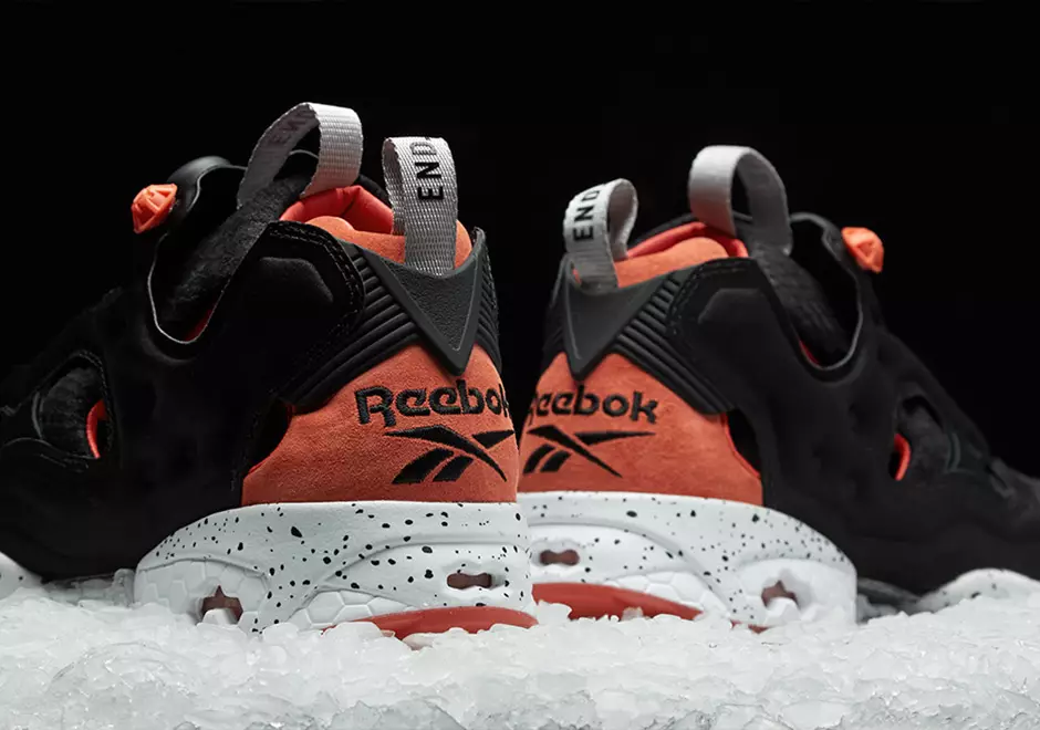 КРАЙ Reebok Insta Pump Fury Black Salmon