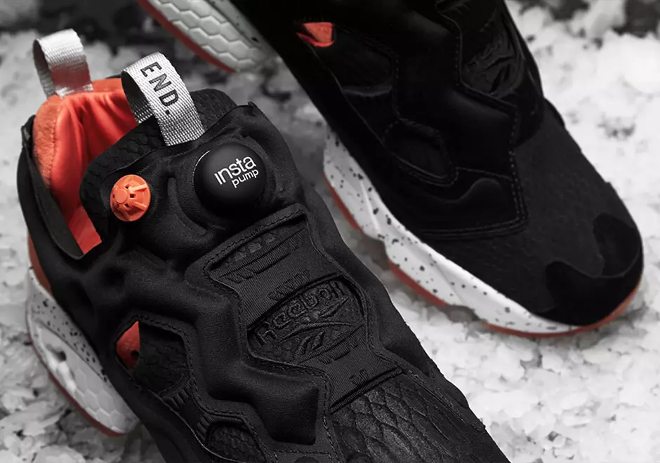 KONEC Reebok Insta Pump Fury Black Salmon