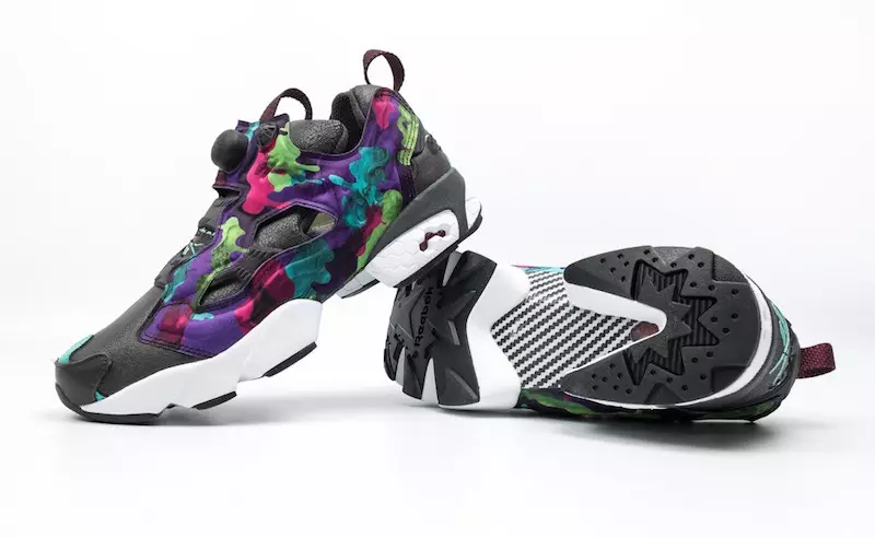 Reebok Insta Pump Fury Gián đoạn Sơn bắn tung tóe