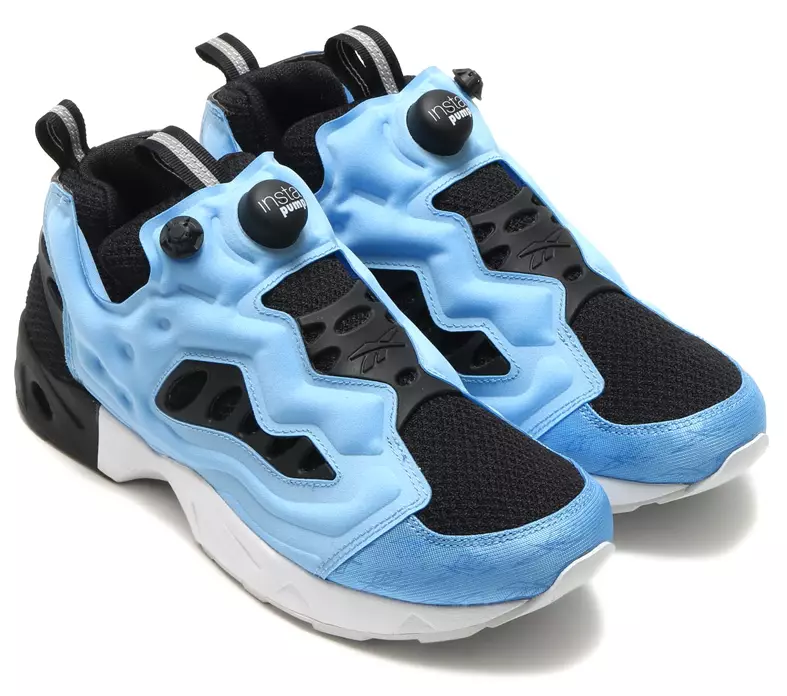 Reebok Insta Pump Fury Road פּרימאַל רויט שמאַראַגד סקי בלוי