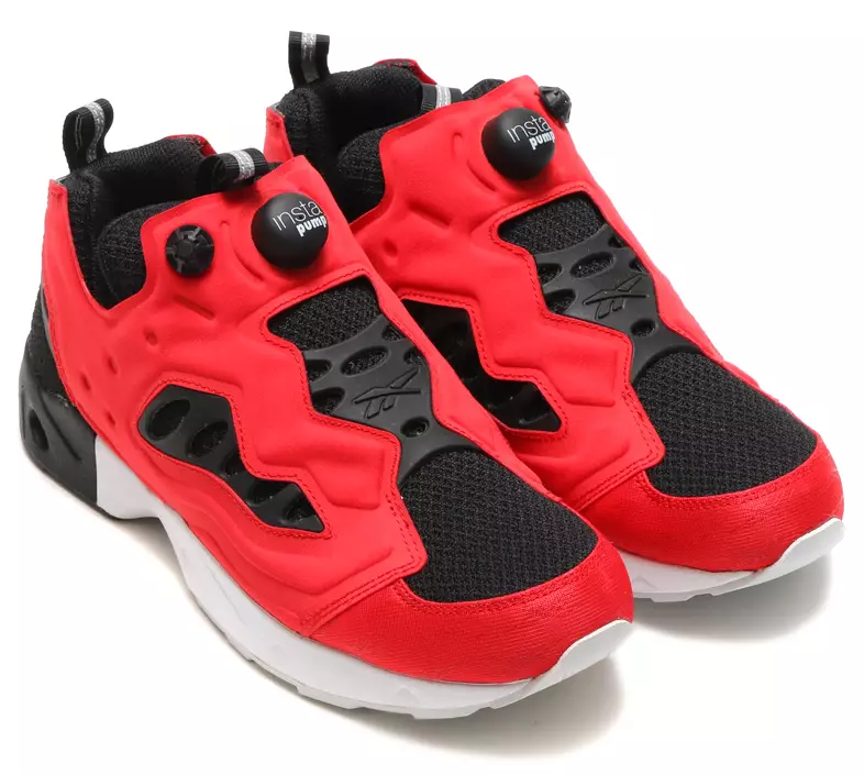 Reebok Insta Pump Fury Road Primal Red Smerald Sky Blue