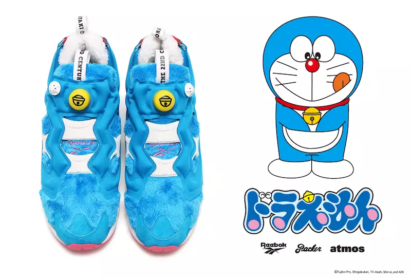 Paker atmos Reebok Insta Pump Fury DORAEMON