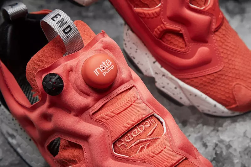 END x Reebok Insta Pump Fury Różowy Łosoś