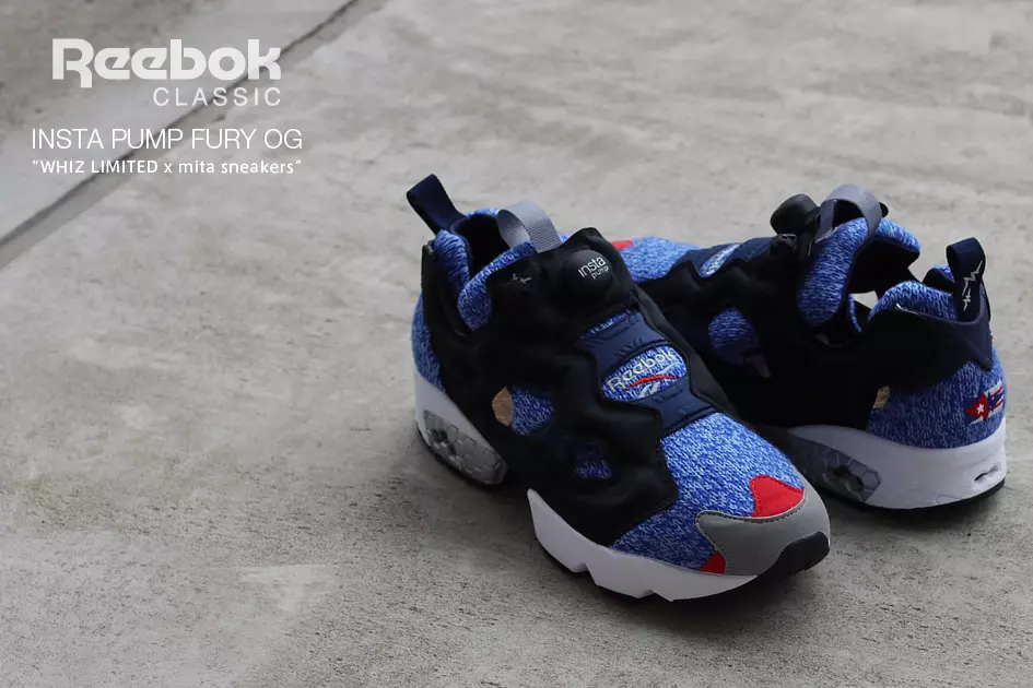 WHIZ Limited x mita sneakers x Reebok Insta Pump Fury OG