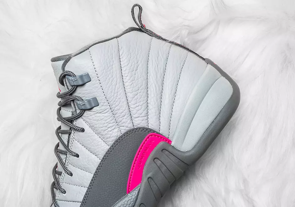 Air Jordan 12 GS Wolf Grey Vivid Pink Fecha de lanzamiento