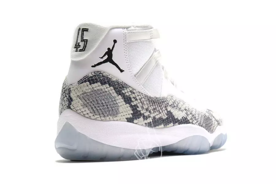 Air Jordan 11 Campioni di pelle di serpente grigia