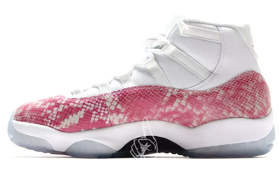 عينات Air Jordan 11 Pink Snakeskin