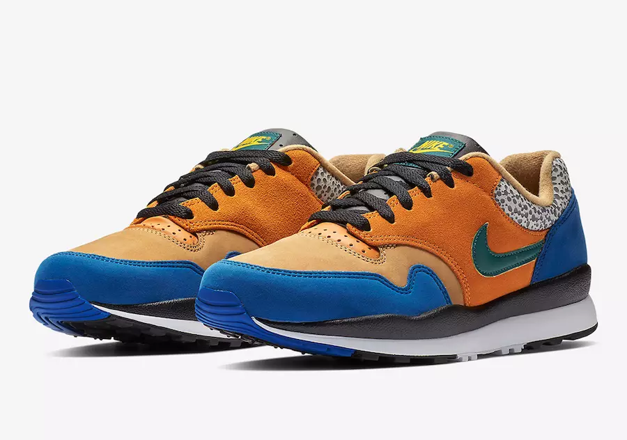 Cuireann Nike Suede Gorm Leis an Safari Aeir