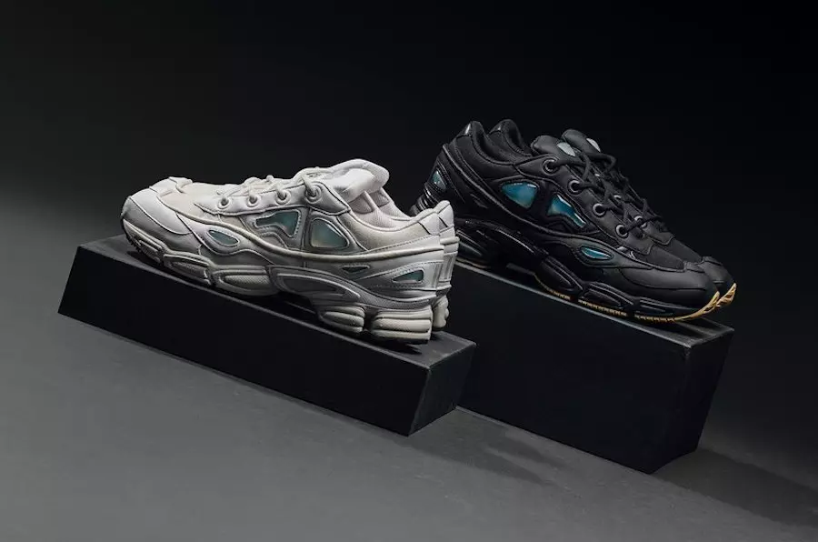 Raf Simons x adidas Ozweego 3 Matoleo katika Chaguo za Rangi Nyeupe na Nyeusi