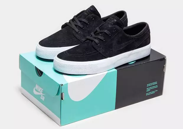 Nike SB Stefan Janoski Premium HT in Schwarz und Weiß