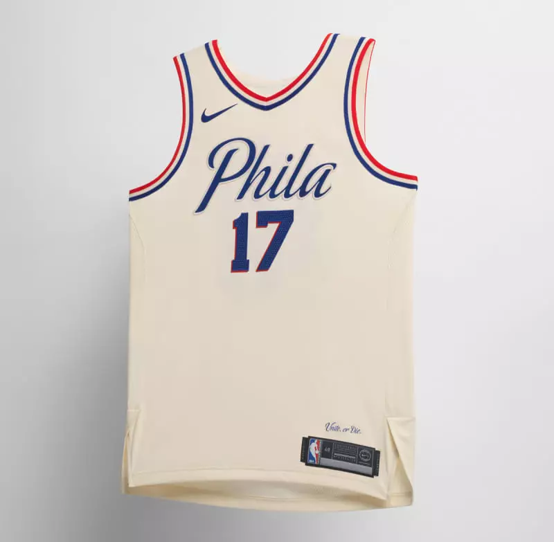 Nike NBA City Edition גופיות 76ers