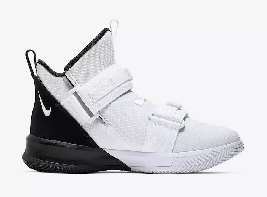 Nike LeBron Soldier 13 Hvit Svart AR4228-100 Utgivelsesdato