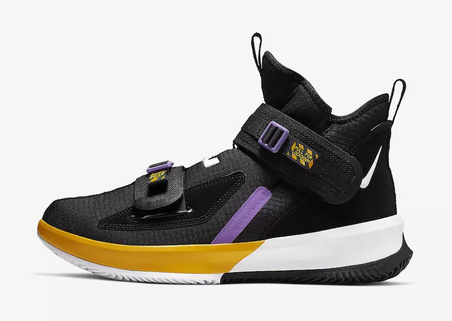 Nike LeBron Soldier 13 Lakers AR4228-004 Data de llançament