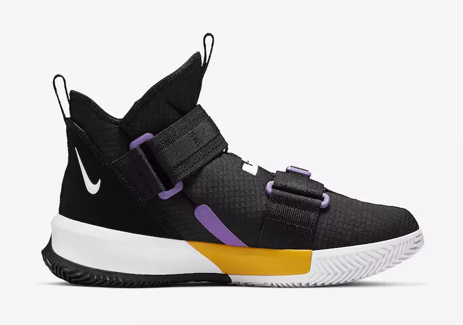 Nike LeBron Soldier 13 Lakers AR4228-004 Tarehe ya Kutolewa