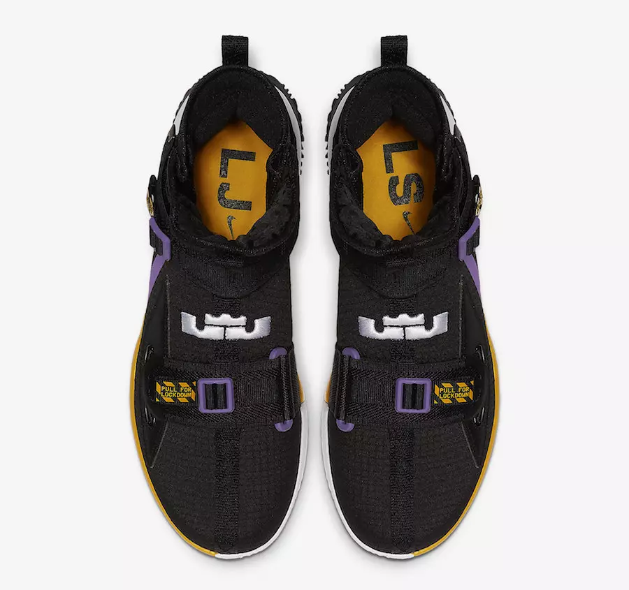 Nike LeBron Soldier 13 Lakers AR4228-004 Data de llançament