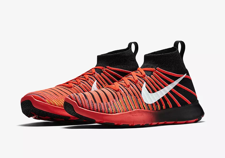 Nike Free Train Force Flyknit Crimson Red Black 833275-001