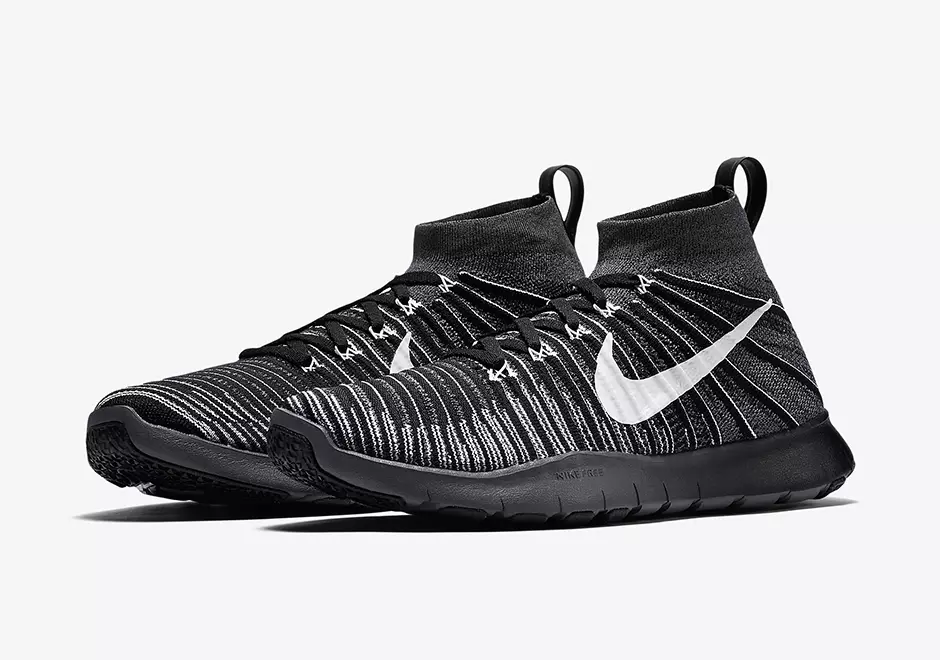 Nike Free Train Force Flyknit Noir Blanche 833275-017