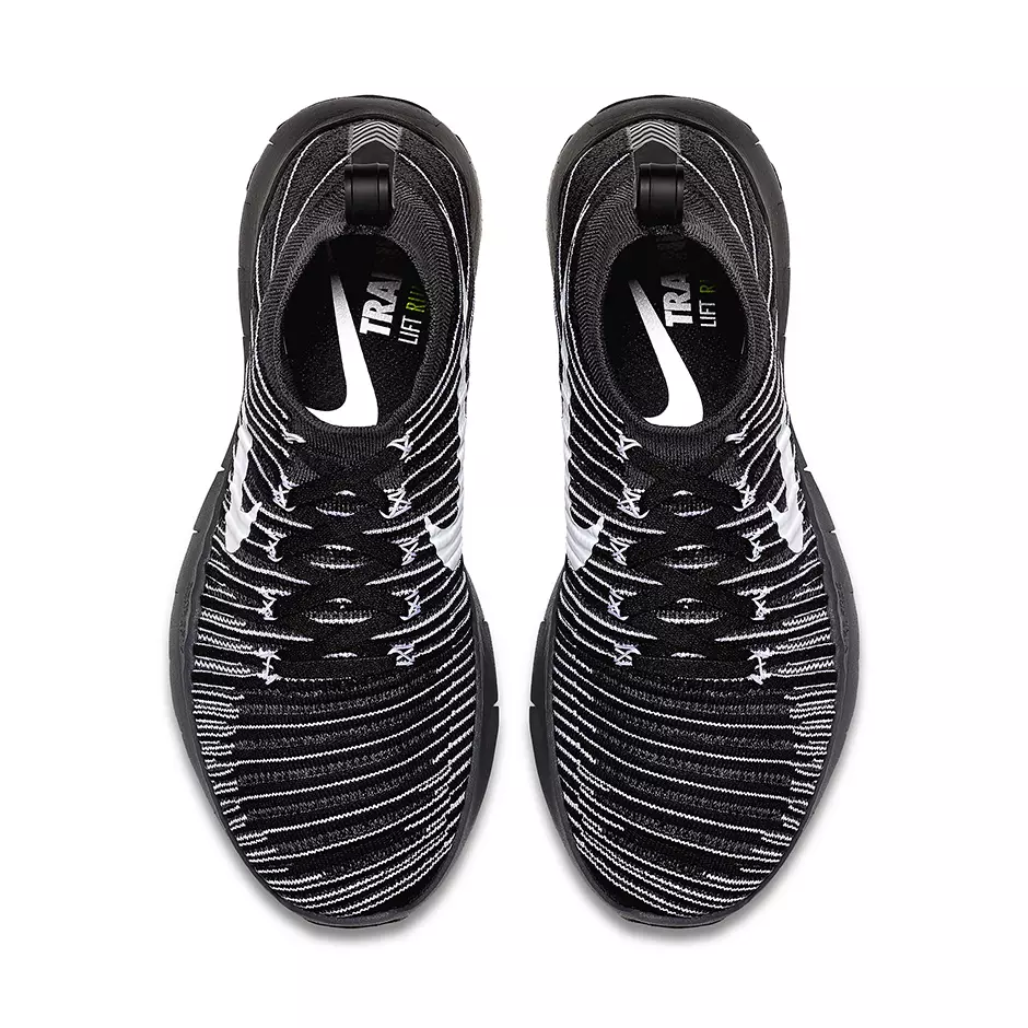 Nike Free Train Force Flyknit Preto Branco 833275-017