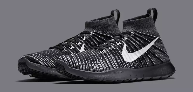 Nike Free Train Force Flyknit Black White 833275-017