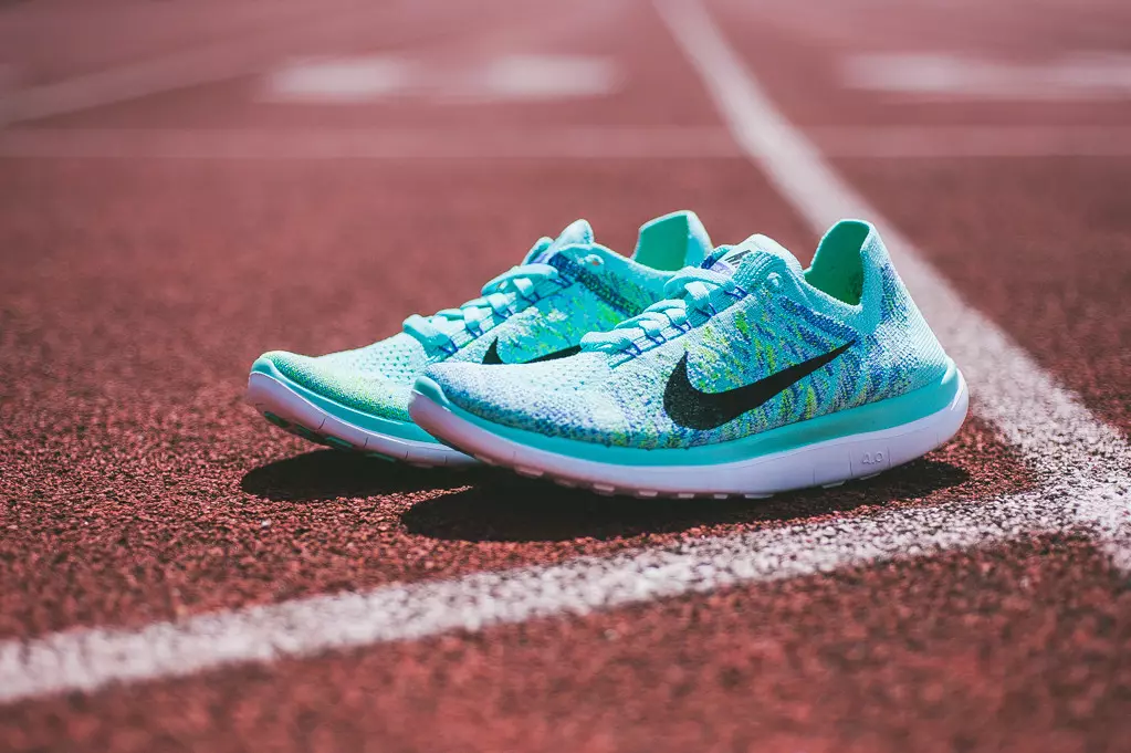 Nike Free Flyknit 4.0 Hyper Бирюзовый