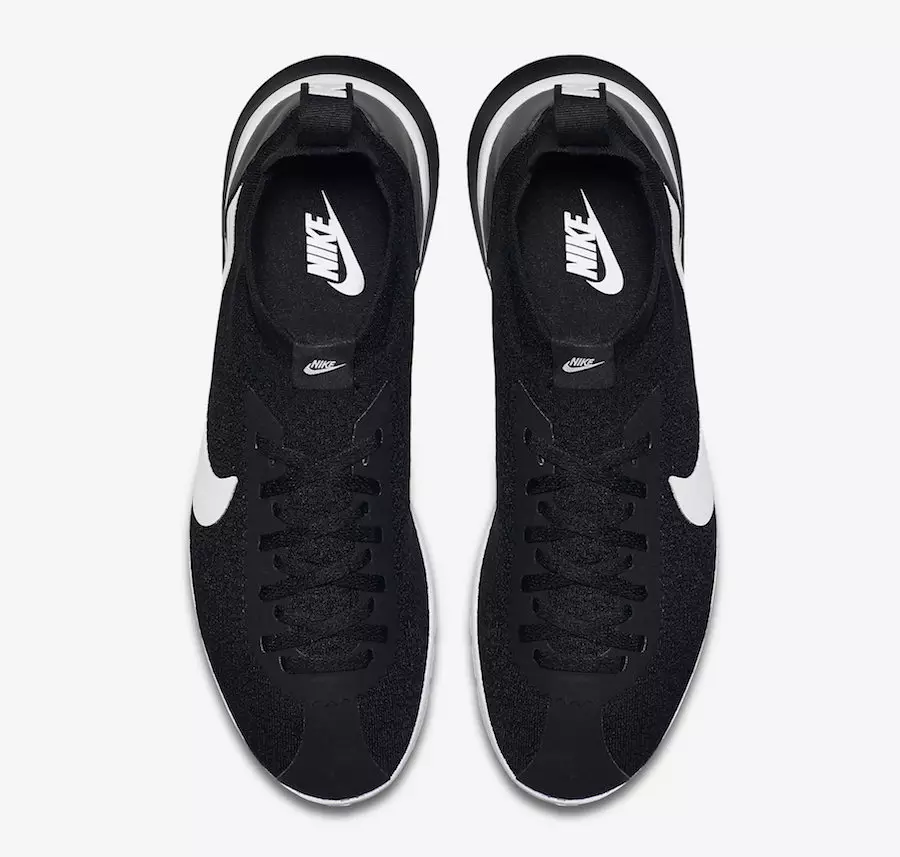 Nike Cortez Flyknit Negre Blanc AA2029-100