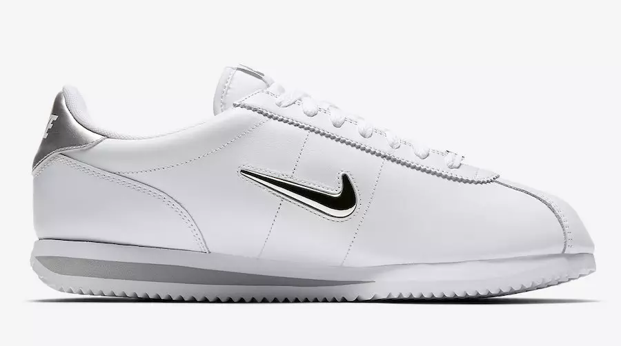 Nike Cortez Mücevher Beyaz Gümüş