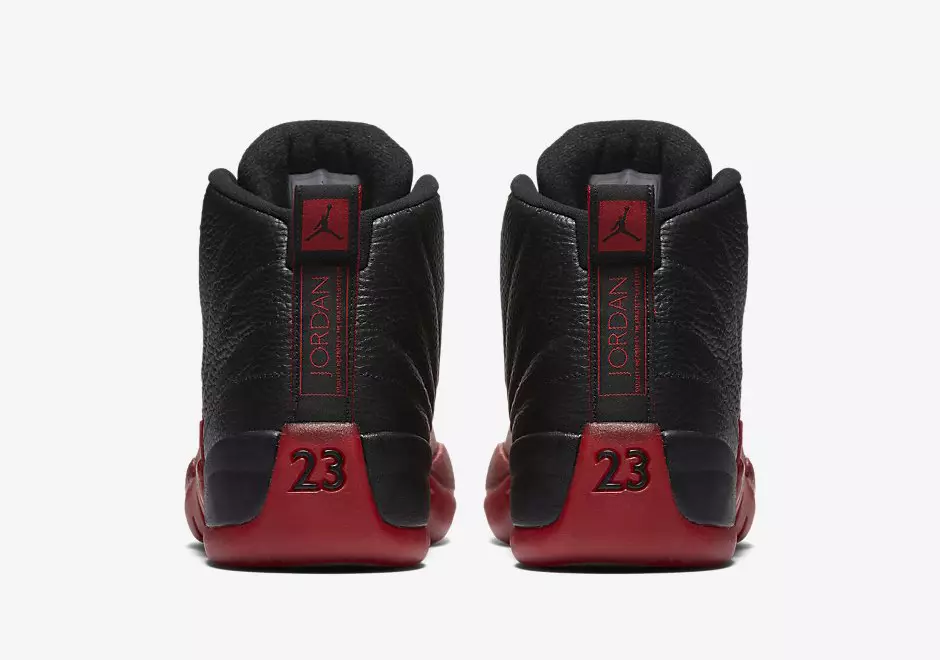 Air Jordan 12 Flu Jeu Noir Rouge 2016 Retro