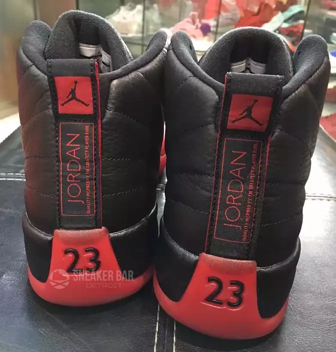 Flu Game Negro Rojo Air Jordan 12 Retro