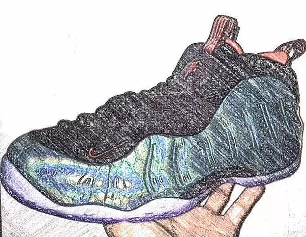 Parti à la pêche Nike Air Foamposite One