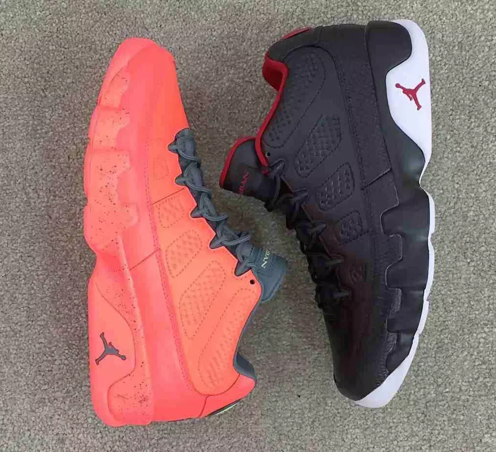 Air Jordan 9 Low Vermelho Preto