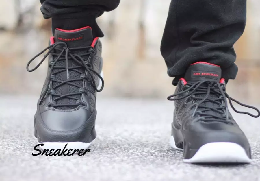 Air Jordan 9 Low Chicago Bulls Must Punane Valge