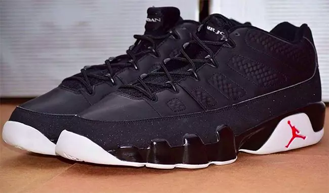 Air Jordan 9 Санаи барориши пасти сиёҳ сафед