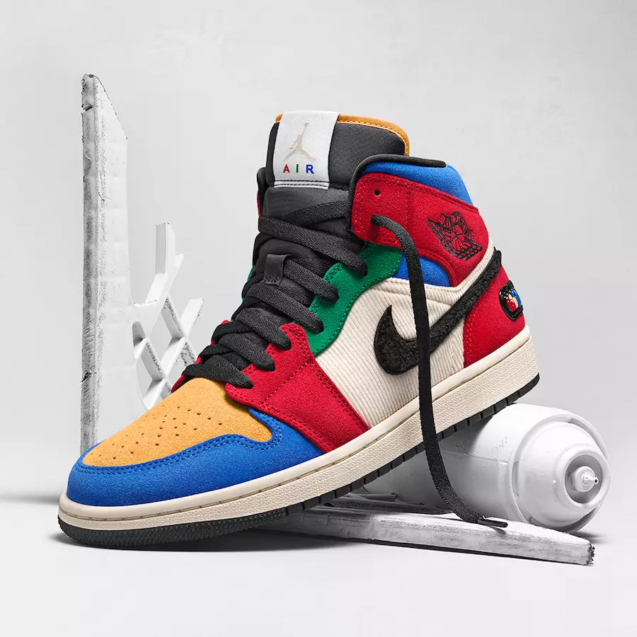 Blå The Great Air Jordan 1 Mid