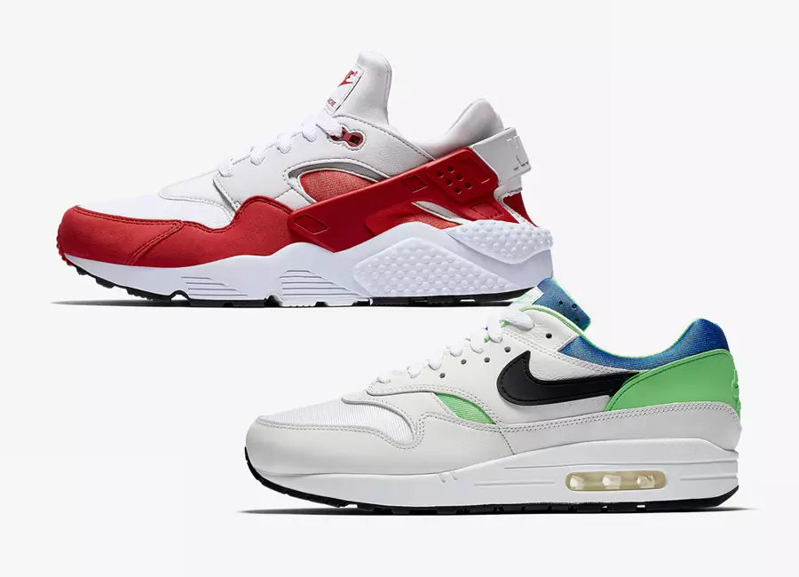 Nike's DNA CH.1 Pack Air Max 1 жана Huarache боюнча түстөрдү бурат