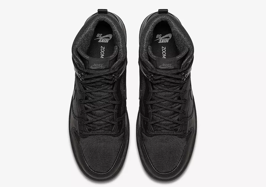 Nike SB Dunk High Triple Black 923110-001