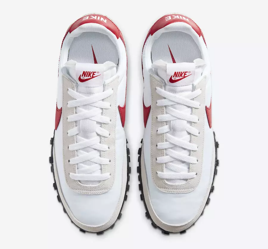 Nike Waffle Racer White Red Grey CN8116-100 Tarikh Tayangan