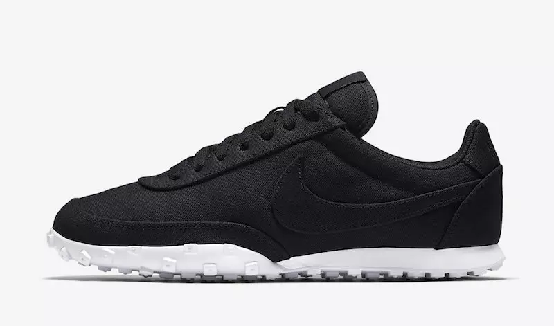 Nike Waffle Racer 17 Teicstíle Taobh Bán Dubh