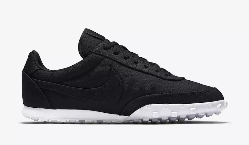 Nike Waffle Racer 17 Têxtil Preto Branco