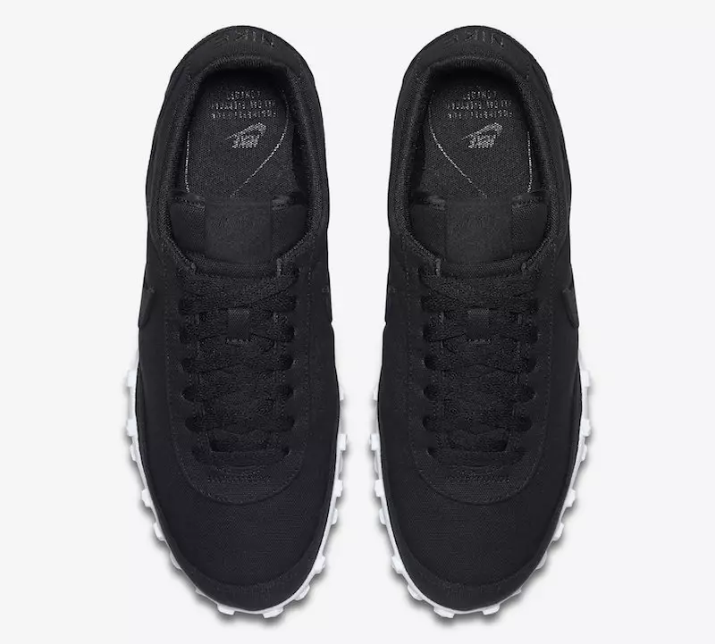 Nike Waffle Racer 17 Teicstíle Dubh Bán Insole