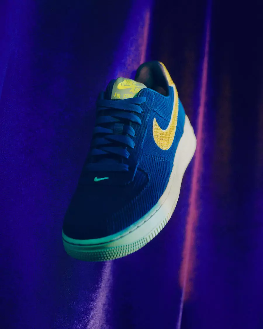 Оливия Ким Вельветовые кроссовки Nike Air Force 1