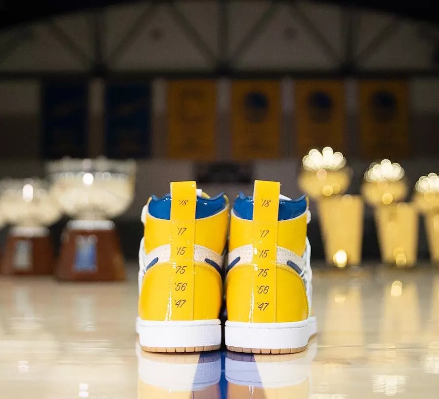 Data e publikimit të kampionatit Golden State Warriors Air Jordan 1