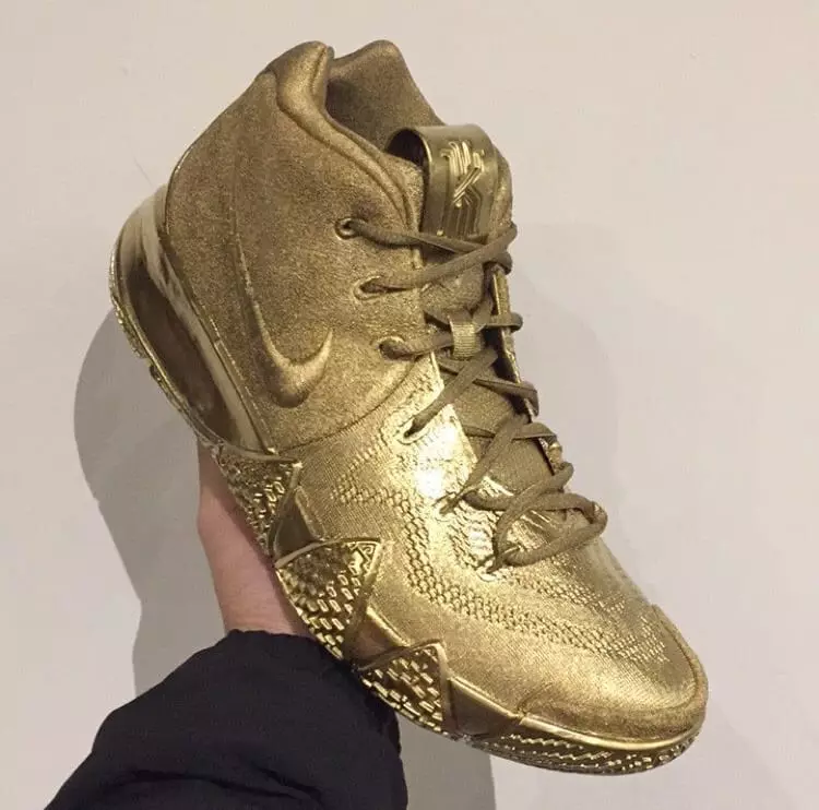 Nike Kyrie 4 Gold Birthday Ben Nethongkome