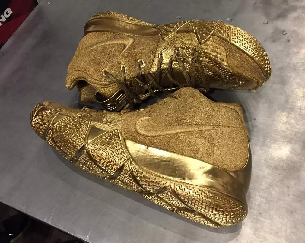 Nike Kyrie 4 Gold Birthday Ben Nethongkome