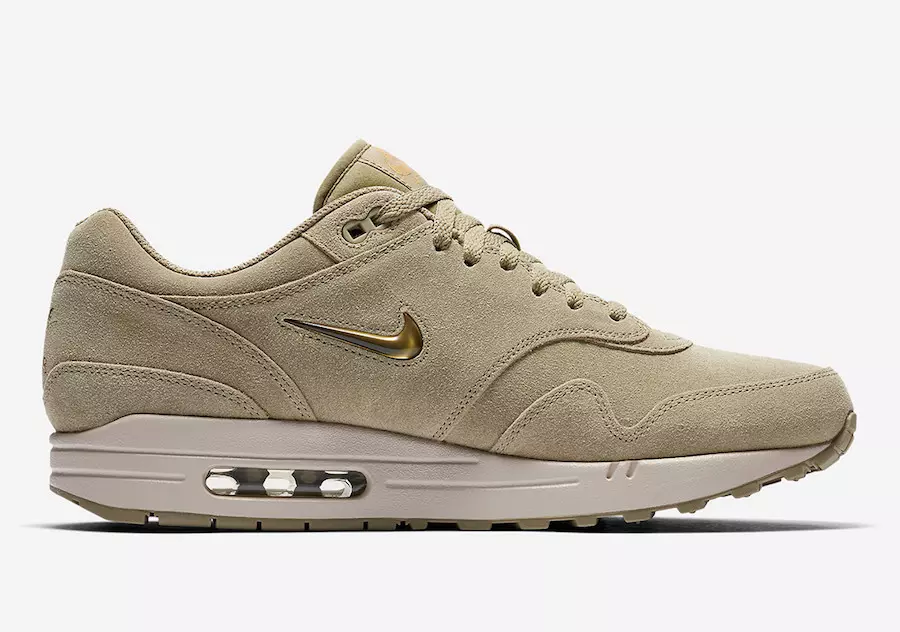 Nike Air Max 1 Jewel Нейтрально-оливковый 918354-201