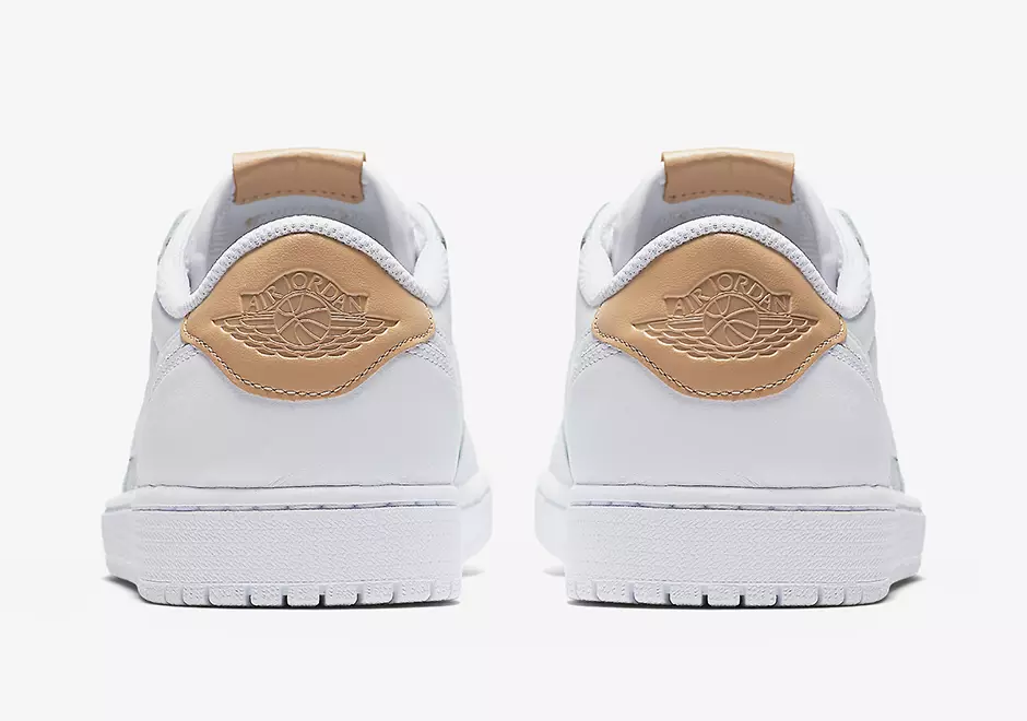 Air Jordan 1 Low OG Premium White Vachetta Tan 905136-100