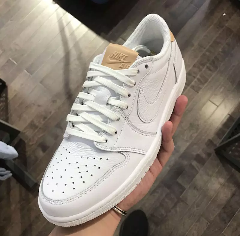 Air Jordan 1 Low OG Premium Weiß Vachetta Tan 905136-100