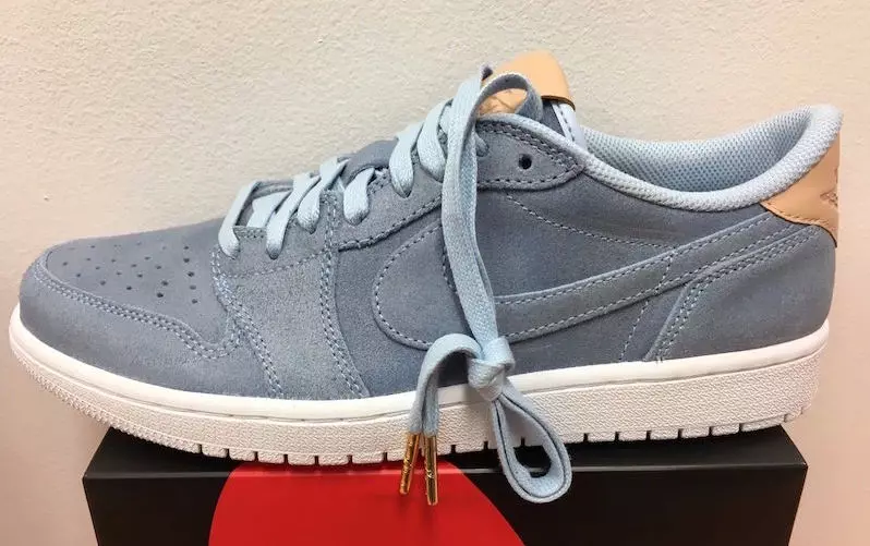 Air Jordan 1 Low OG Պրեմիում Սառցե Կապույտ Vachetta Tan