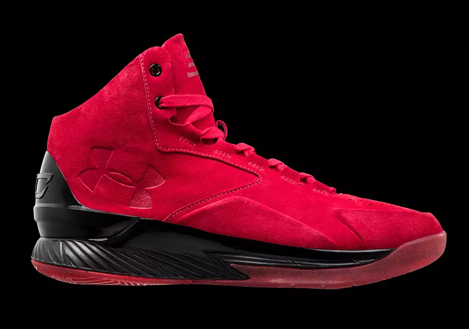 Under Armour Curry 2 Lux Merah Biru Hitam Suede